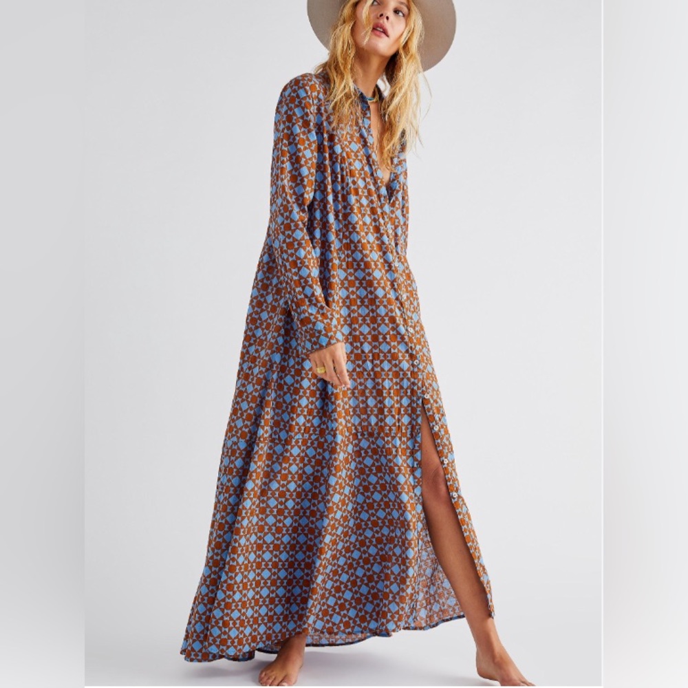 Free People Little Daisy Shirtdress